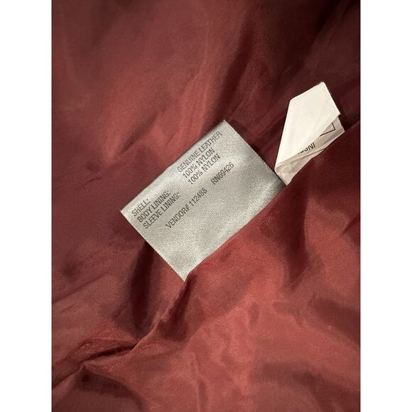 Wilson's Leather Red Suede Blazer Coat Buttons Women's Large L - Picture 8 of 8
